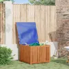 vidaXL Coffre de jardin 75x75x58 cm bois massif acacia Voir les images du produit 3