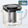 Vilde | Teekanne mit Sieb 600 ml - Kleine Glaskanne - Produktbild-Vorschau 4