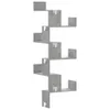 A grey corner shelf unit is shown against a white background. Anteprima dell’immagine prodotto