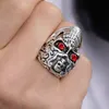 3D Edelstahl Ring Totenkopf Skull Gr. 58 = 18,4 mm Silber Produktbild-Vorschau 4