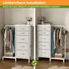 Standgarderobe Garderobenständer Kleiderständer Garderobe Produktbild-Vorschau 4
