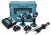 Makita DLX 2145 TJ Twin Pack Perceuse à percussion sans fil Voir les images du produit 2