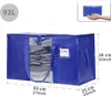 2 st Faltbare Kleideraufbewahrung Deckel Blau Produktbild-Vorschau 2