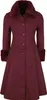 Hell Bunny Mantel Damen Capulet Coat rot XXL Produktbild-Vorschau 3