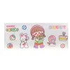 A collection of cute cartoon stickers featuring candy, a girl holding bread, a bunny, and a gumball machine. Produktbild-Vorschau