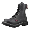 Angry Itch-8-Loch Ranger Armee vegane Stiefel Stahlkappe   Produktbild-Vorschau 1