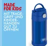 THERMOS FUNTAINER Strohflasche 0,35l Edelstahl navy Produktbild-Vorschau 4
