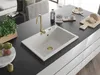 Mexen Elix évier en granit 1-bac 700 x 500 mm, blanc, Voir les images du produit 2