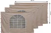 4 Seitenteile mit PVC Fenster 300x193cm für Pavillon Sahara Produktbild-Vorschau 1