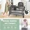 5 in 1 Reisebett Klappbar, 110 x 78 cm Beistellbett mit Produktbild-Vorschau 6