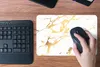 MuchoWow® Mauspad Mousepad Marmor - Weiß - Gold - Luxus Produktbild-Vorschau 4