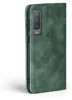 A green flip cover phone case is shown against a white background. Produktbild-Vorschau
