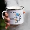 Endlich Schulkind 2025 Waschbär Emaille Tasse Produktbild-Vorschau 4