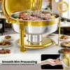 WARMOUNTS Zestaw 4 podgrzewaczy do bufetu 6,5 QT, Podgląd zdjęcia produktu 7