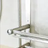 Dwuwarstwowa półka prysznicowa z 2 wieszakami na ręczniki 4 Podgląd zdjęcia produktu 9