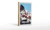 Holzschild Reise 12x18 cm Skandinavien Schnee Häuser Produktbild-Vorschau 1