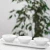 Sara 4-częściowy zestaw porcelanowych miseczek na przekąski Podgląd zdjęcia produktu 1