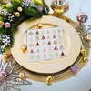 20 Servietten Christmas Tree Doodles red - Moderne Produktbild-Vorschau 5