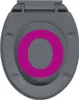 vidaXL Toilettensitz mit Absenkautomatik Quick-Release Grau Produktbild-Vorschau 7