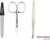 4-teiliges Solingen* Maniküre Set mit echt Leder Etui, Produktbild-Vorschau 3