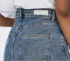 Straight Leg Denim Jeans High Waist Schlag Hose Weites Bein Produktbild-Vorschau 9