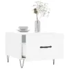The Living Store Couchtische 2 Stk. Weiß 50x50x40 cm Produktbild-Vorschau 5