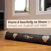 Zugluftstopper 90cm - Waschbar - Energiesparend - Extra Produktbild-Vorschau 2