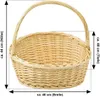 1 Geschenkkorb Präsentkorb Handkorb Weidenkorb mit/ ohne Produktbild-Vorschau 2
