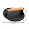 BBQ-Toro Edelstahl Burgerglocke mit Gusseisen Produktbild-Vorschau 4