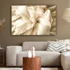 Leinwandbilder 120x80 cm - Beige Blume, moderne Wandbilder Produktbild-Vorschau 5