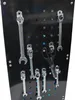 A tool organizer board with various wrenches and a pair of scissors mounted on it. Produktbild-Vorschau