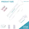 Product size and package contents for LED cabinet lights. Produktbild-Vorschau