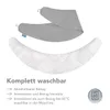 XXL Stillkissen grau | Schwangerschaftskissen | 190 x 40 cm Produktbild-Vorschau 5