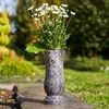 Grab-Vase aus Granit Orion mit Abflussloch Produktbild-Vorschau 1