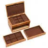3 Tier Jewellery Storage Dřevěné šperkovnice Šperkovnice Náhled obrázku produktu 10