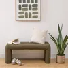 Bank sisco grün khaki 102x42cm  - Atmosphera créateur Produktbild-Vorschau 4