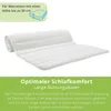 ergonomický matracový nástavec s pěnovým jádrem, 140 x 200 Náhled obrázku produktu 4