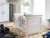 Babybett - Weiß - Kiefernholz massiv gewachst - 70 x 140 cm Produktbild-Vorschau 5