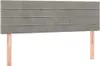 vidaXL Postel Boxspring s matrací Light Grey 140x200 cm Náhled obrázku produktu 5