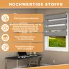 Store double FIVMEN Klemm fix sans percer|Gris L90 x H150 Voir les images du produit 3