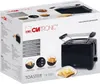 The image shows the retail packaging of a Clatronic toaster. Produktbild-Vorschau