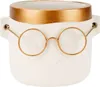 Blumentopf mit Gesicht und Brille, in zwei Farben und 4 Produktbild-Vorschau 3