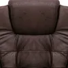 vidaXL Chaise de bureau Marron foncé aspect daim Voir les images du produit 5