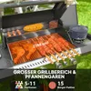 Outsunny Gasgrill 12 KW Grillwagen inkl 5 Brenner Produktbild-Vorschau 4