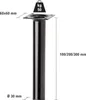 Tarrox Tischbein rund Ø 30 x 300 mm, schwarz Produktbild-Vorschau 5