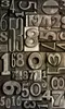 Fototapete - Typeset 150x250cm - Vliestapete Produktbild-Vorschau 1
