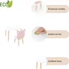 DEKORMANDA - dětský stolek s židlí - nábytek do dětského Náhled obrázku produktu 6