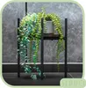 Blumenständer aus Metall, Holz, stehend, Loft, Ständer, Produktbild-Vorschau 3
