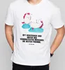 Mr. & Mrs. Panda Größe L T-Shirt Einhorn Sekt - Weiß - Produktbild-Vorschau 4