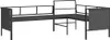 vidaXL Canapé d'angle de jardin anthracite acier et Voir les images du produit 10
